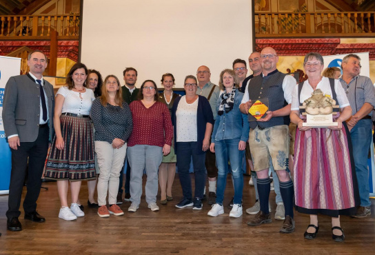 Das Team der Alten Roggenschenke bei der Preisverleihung