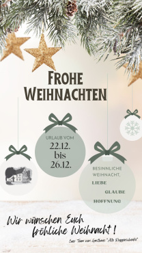 Frohe Weihnachten