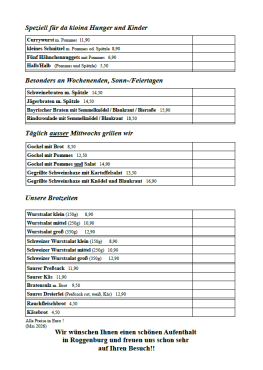 AR-Speisekarte 2026-2 Braten, Grill und Brotzeitzeit